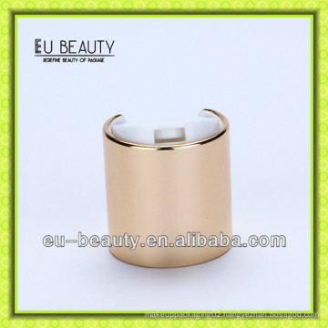 High quality 24/410 shiny gold disc press cap